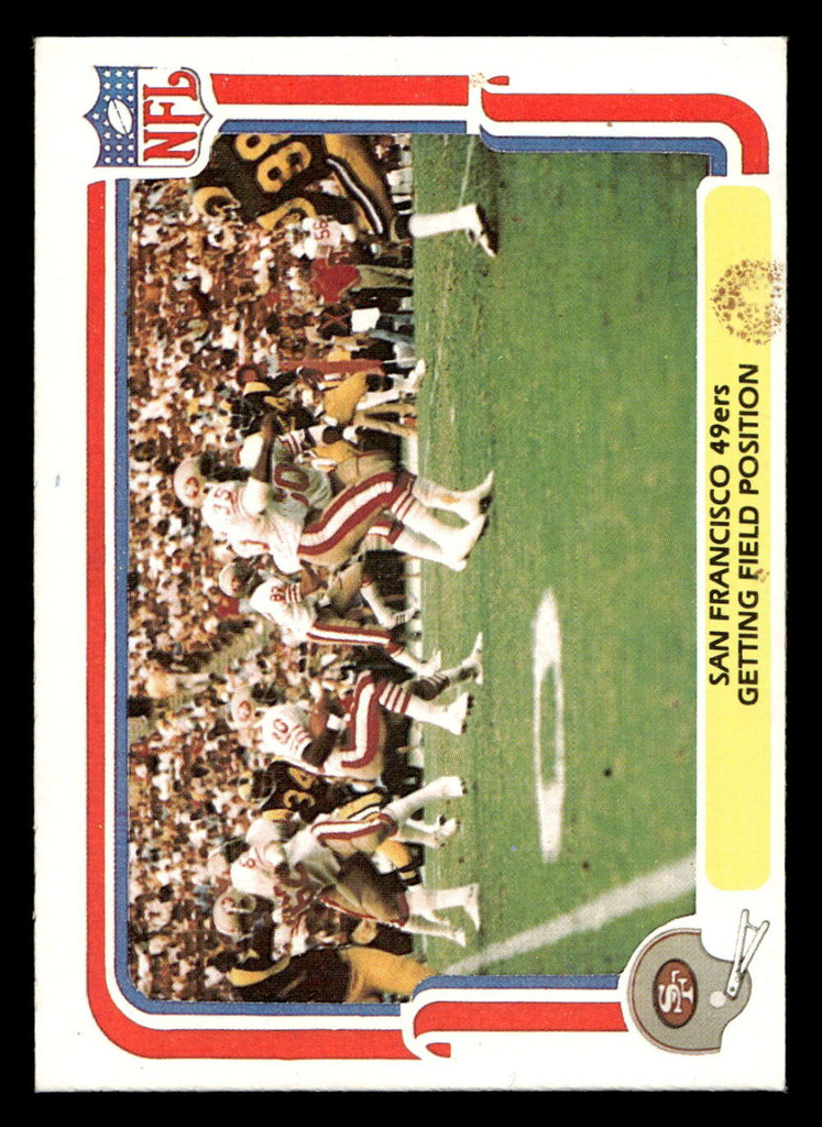 1980 Fleer Team Action #49 San Francisco 49ers Near Mint Football  ID: 429312