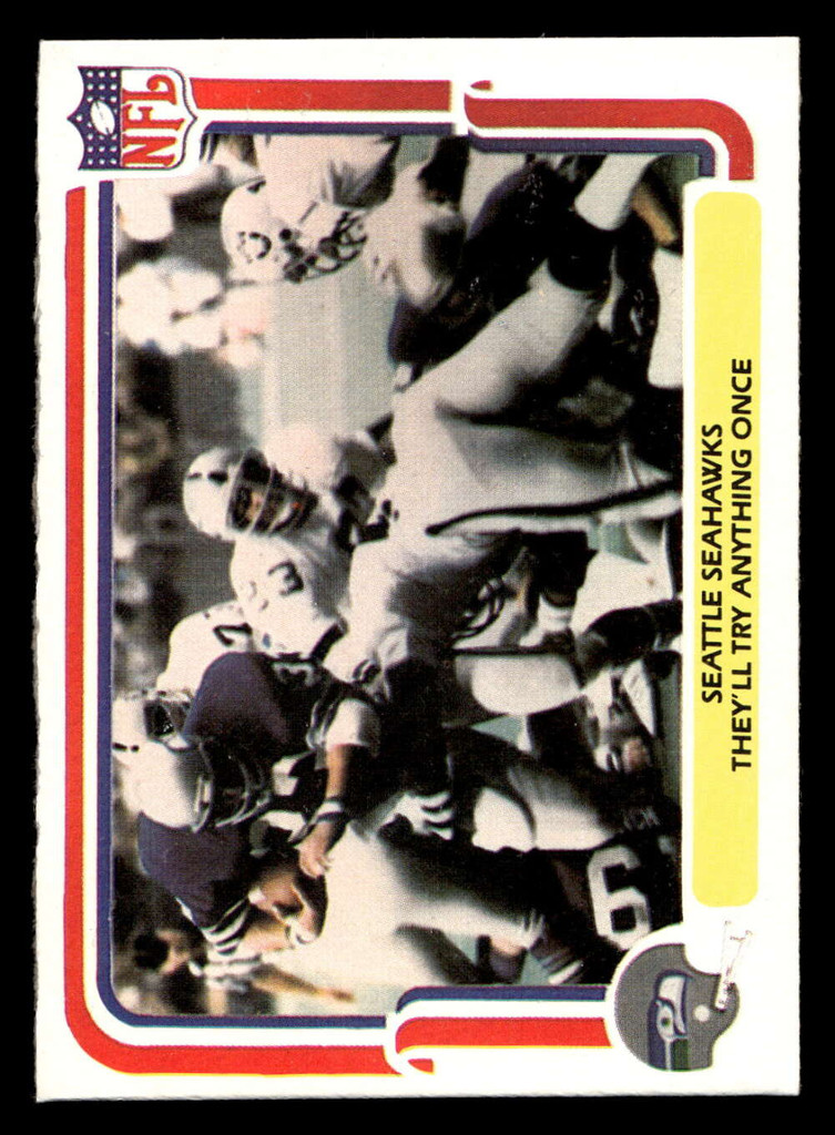 1980 Fleer Team Action #51 Seattle Seahawks Near Mint Football  ID: 429313