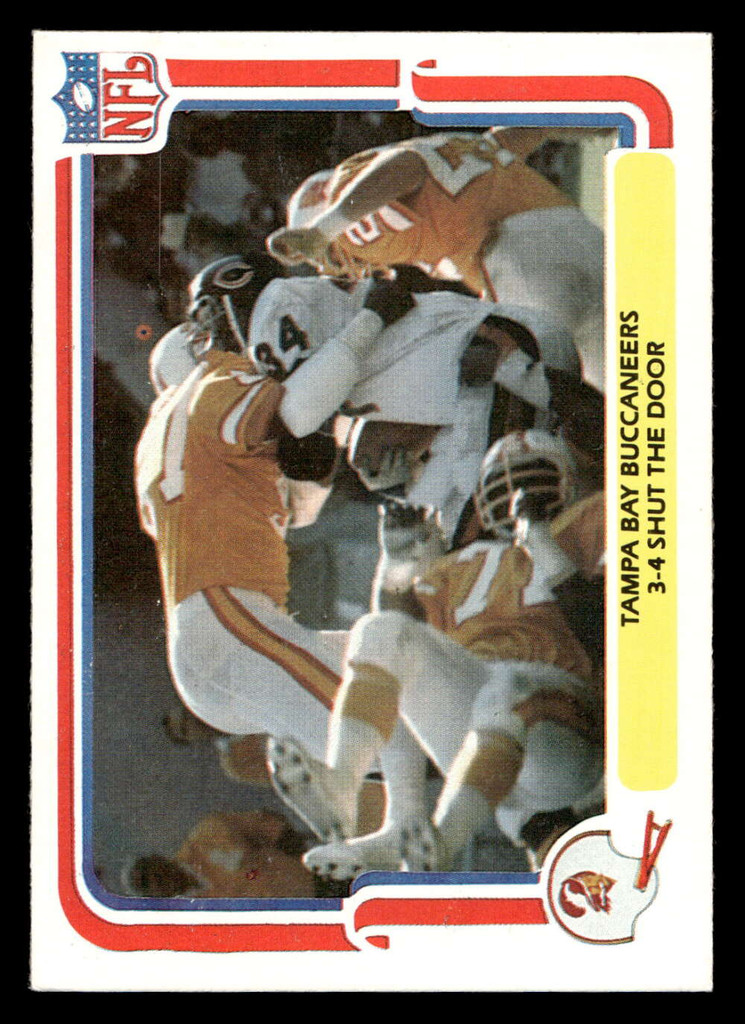 1980 Fleer Team Action #54 Tampa Bay Buccaneers Near Mint Football 