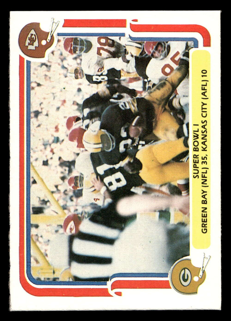 1980 Fleer Team Action #57 Super Bowl I Near Mint Football  ID: 429324