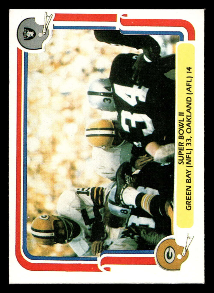 1980 Fleer Team Action #58 Super Bowl II Near Mint Football  ID: 429326