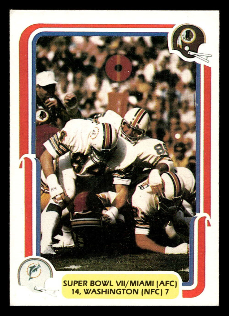 1980 Fleer Team Action #63 Super Bowl VII Near Mint Football  ID: 429336