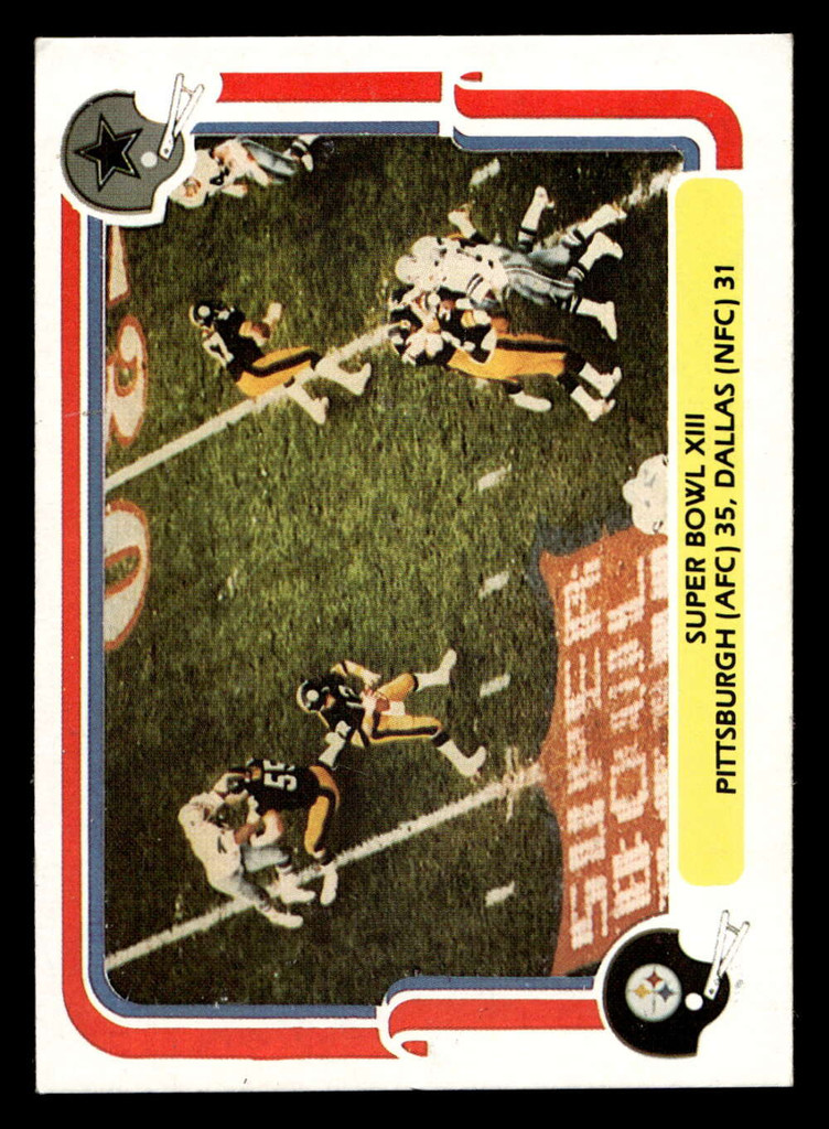 1980 Fleer Team Action #69 Super Bowl XIII Near Mint Football 