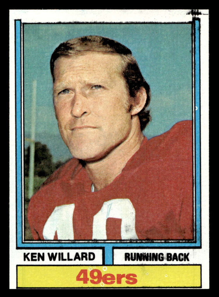 1974 Topps #19 Ken Willard Near Mint  ID: 429830