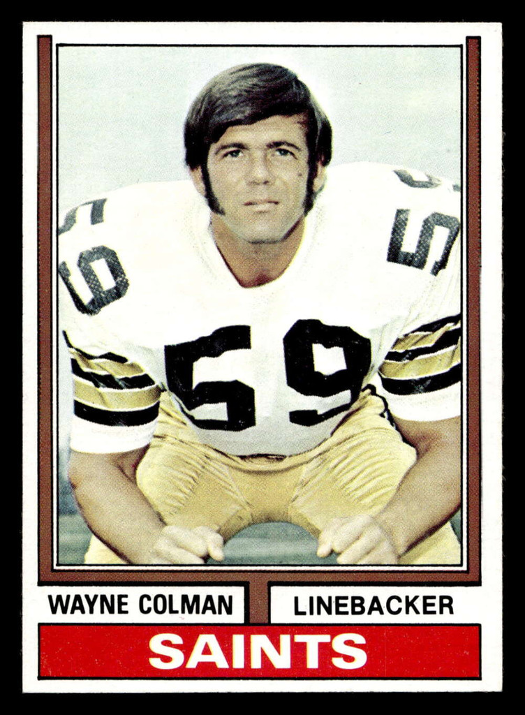 1974 Topps #339 Wayne Colman Near Mint+  ID: 430114
