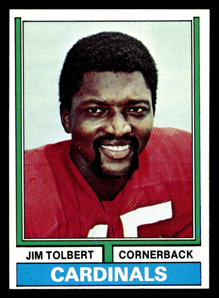 1974 Topps #344 Jim Tolbert Near Mint+  ID: 430119