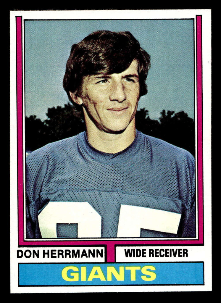 1974 Topps #481 Don Herrmann Near Mint+ 