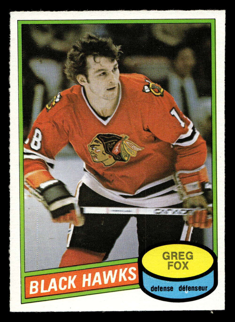 1980-81 O-Pee-Chee #268 Greg Fox Near Mint OPC 