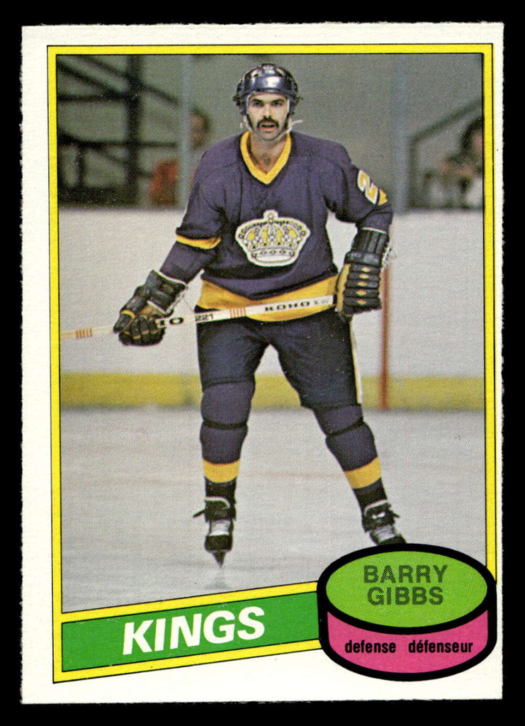 1980-81 O-Pee-Chee #334 Barry Gibbs Near Mint OPC 