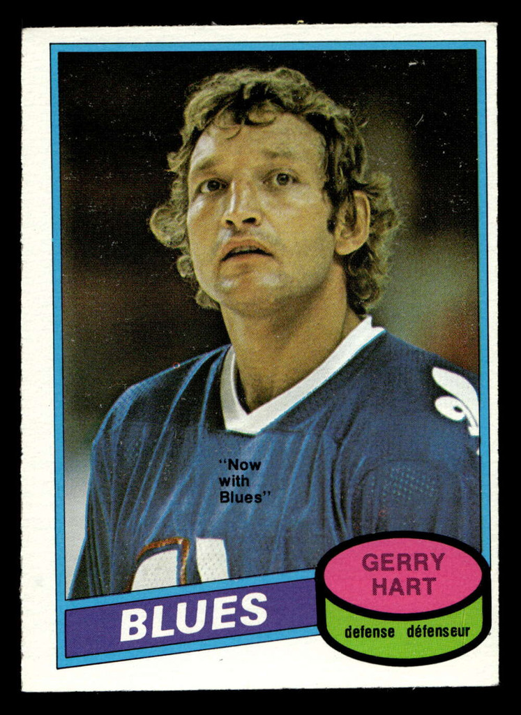 1980-81 O-Pee-Chee #349 Gerry Hart Near Mint OPC 