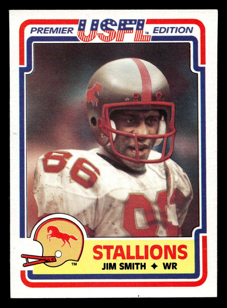 1984 Topps USFL #15 Jim Smith NM-Mint  ID: 430953