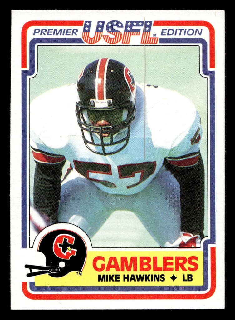 1984 Topps USFL #35 Mike Hawkins NM-Mint  ID: 430973