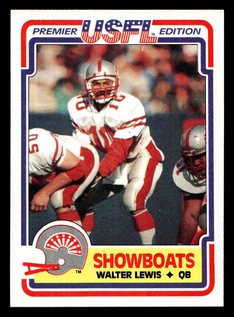 1984 Topps USFL #54 Walter Lewis NM-Mint  ID: 430990