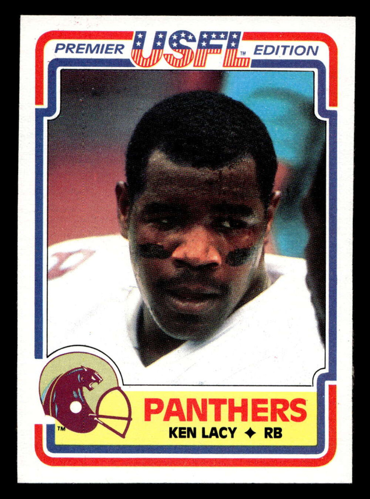 1984 Topps USFL #64 Ken Lacy NM-Mint  ID: 431000