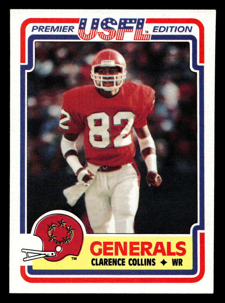 1984 Topps USFL #69 Clarence Collins NM-Mint  ID: 431005