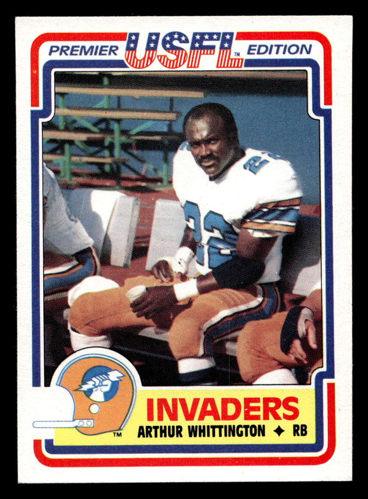 1984 Topps USFL #90 Arthur Whittington NM-Mint  ID: 431025