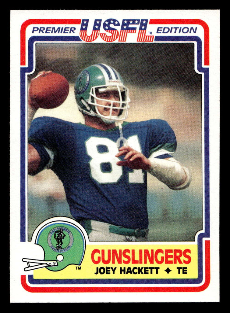 1984 Topps USFL #114 Joey Hackett NM-Mint  ID: 431049