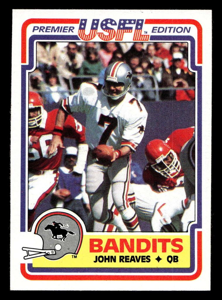 1984 Topps USFL #123 John Reaves NM-Mint  ID: 431058