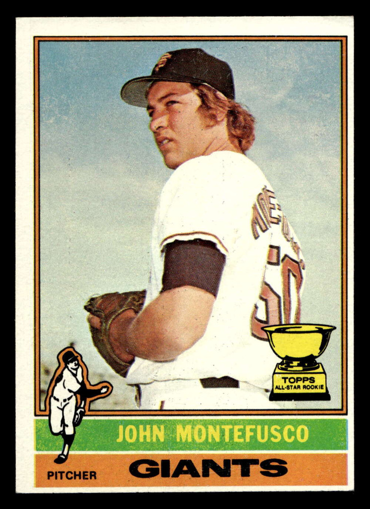 1976 Topps #30 John Montefusco Excellent+ RC Rookie 