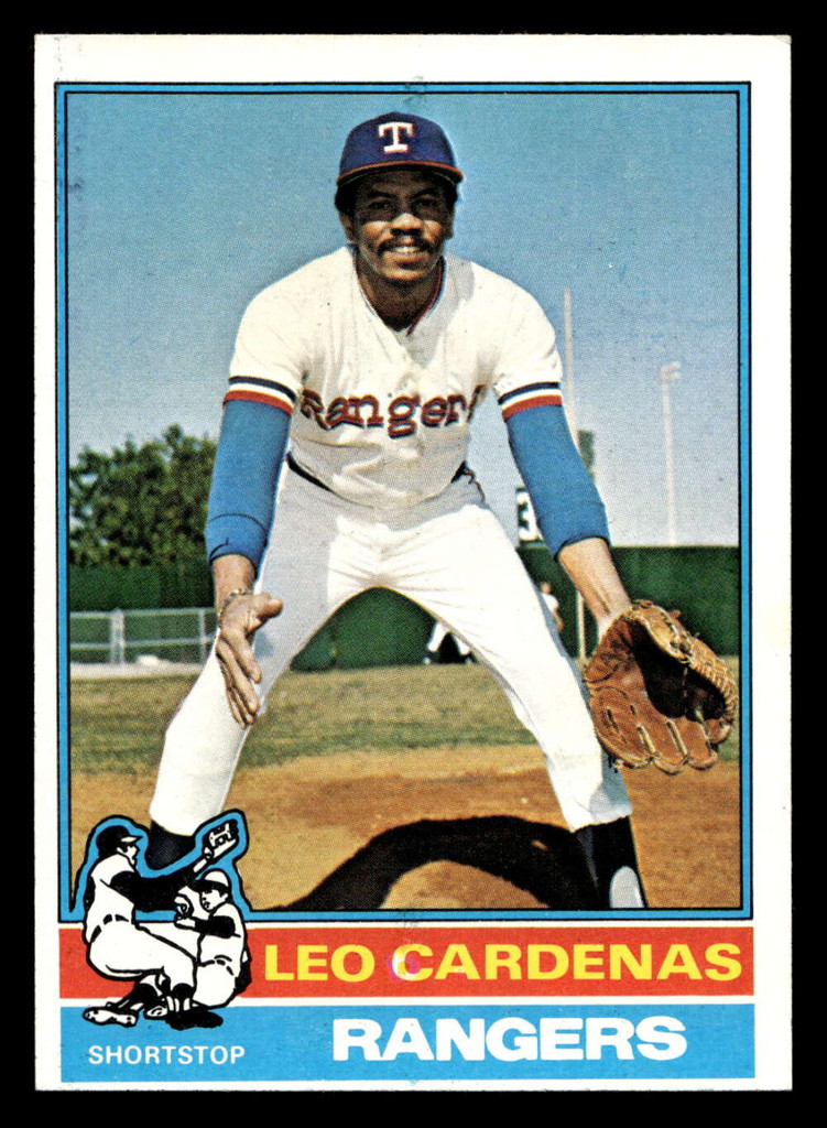 1976 Topps #587 Leo Cardenas Ex-Mint 