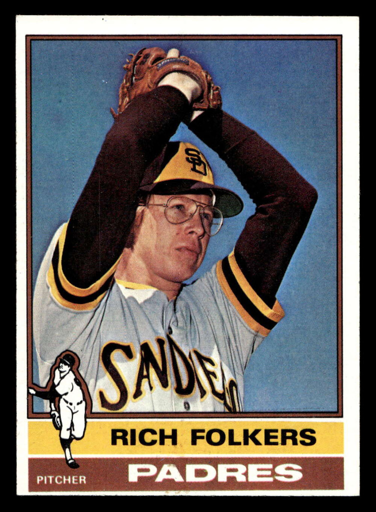 1976 Topps #611 Rich Folkers Near Mint  ID: 431678