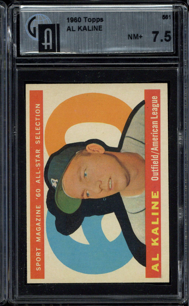 1960 Topps #561 Al Kaline GAI 7.5 Near Mint+ Tigers All Star