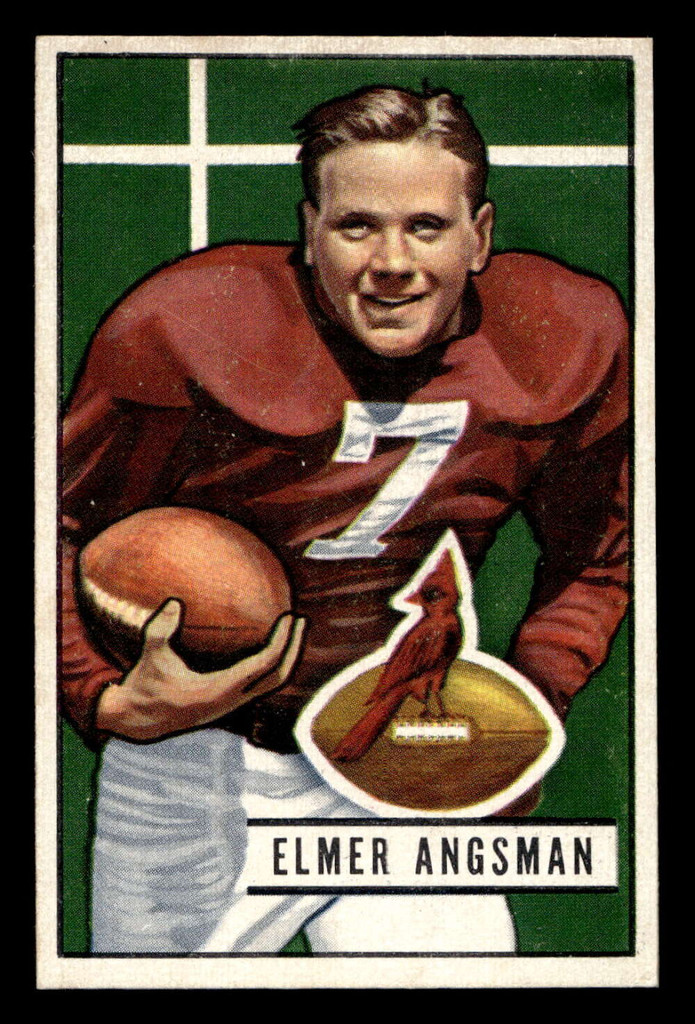 1951 Bowman #97 Elmer Angsman G-VG back damage 