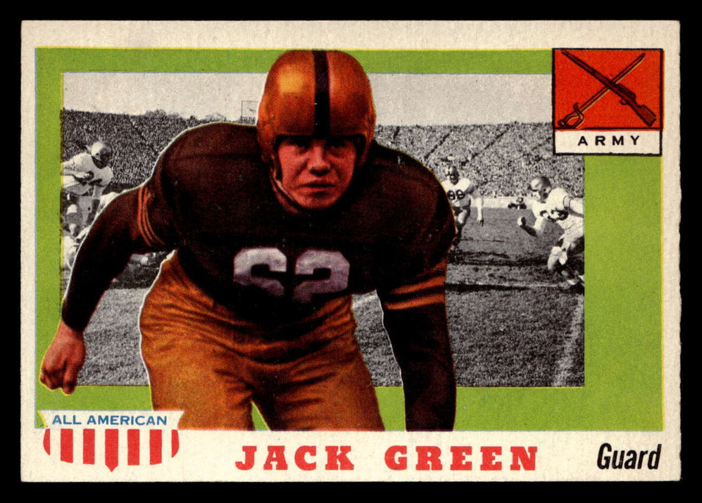 1955 Topps All American #53 Jack Green Near Mint 