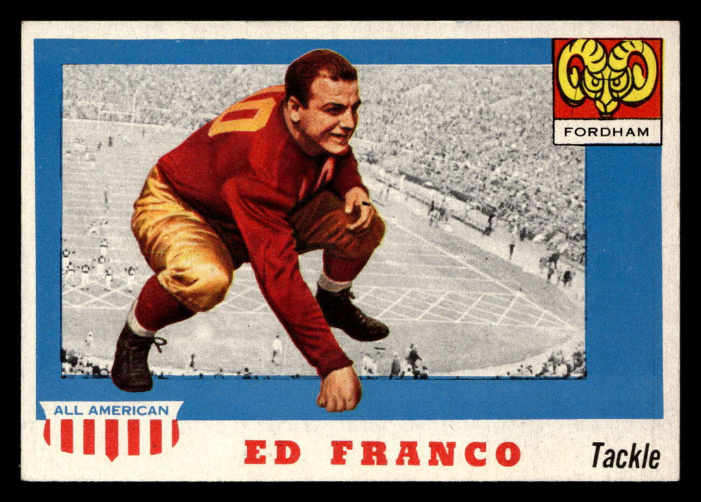 1955 Topps All American #58 Ed Franco Ex-Mint 
