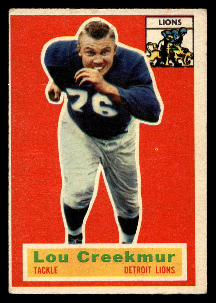 1956 Topps #8 Lou Creekmur Excellent 