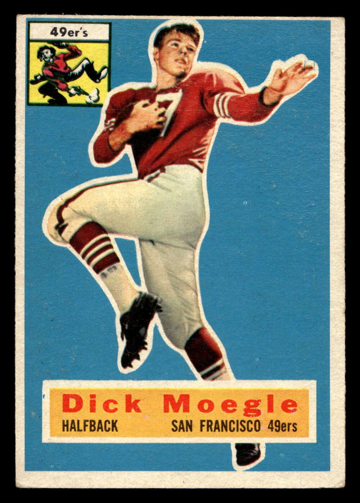 1956 Topps #14 Dick Moegle Excellent 