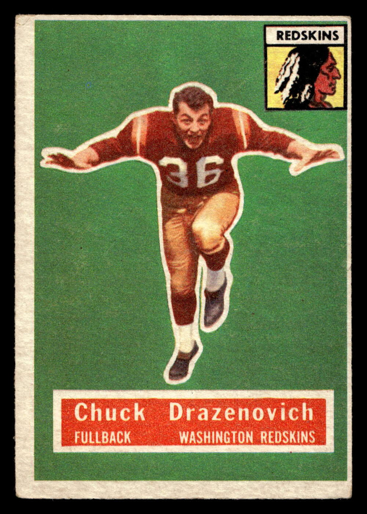 1956 Topps #37 Chuck Drazenovich VG-EX SP 
