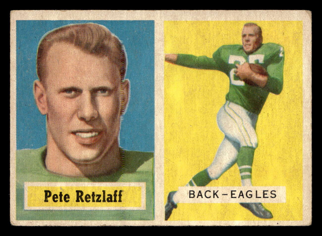 1957 Topps #2 Pete Retzlaff VG-EX RC Rookie 