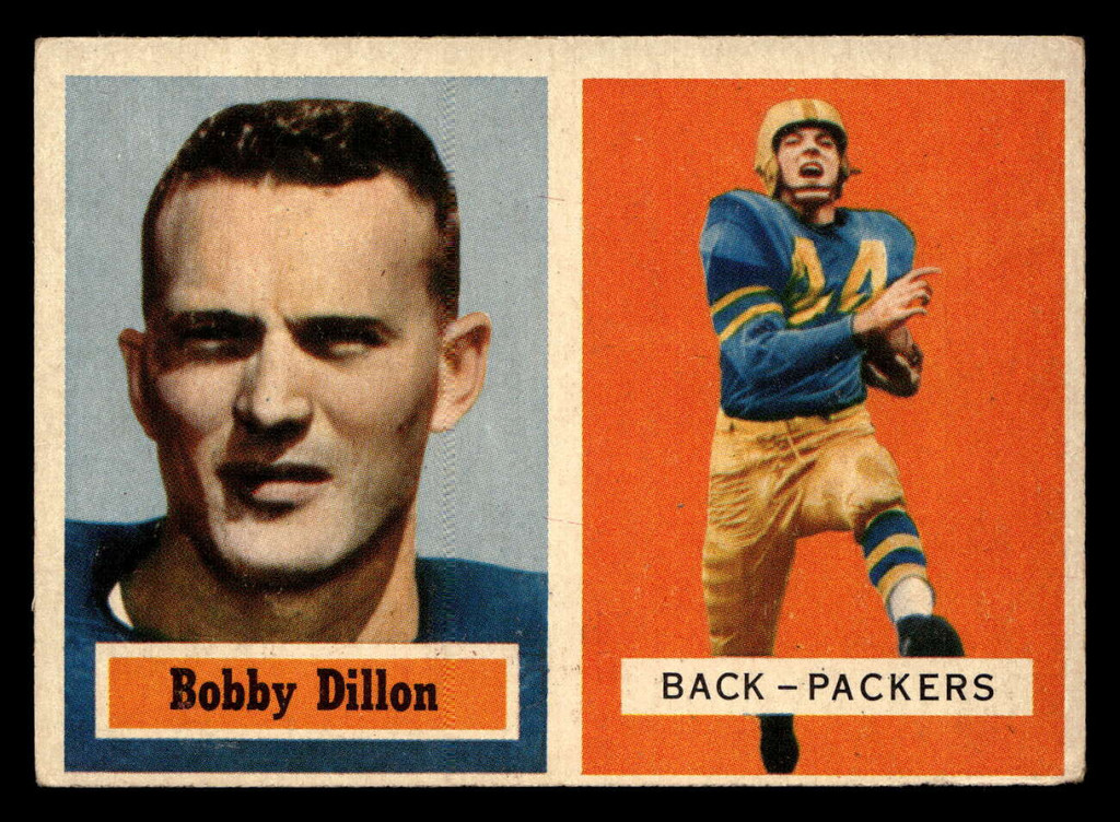 1957 Topps #9 Bobby Dillon Excellent 