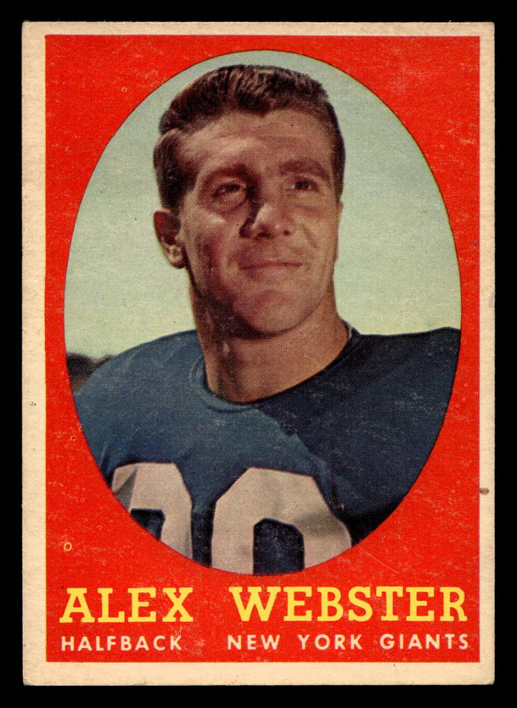 1958 Topps #30 Alex Webster Excellent+  ID: 436479