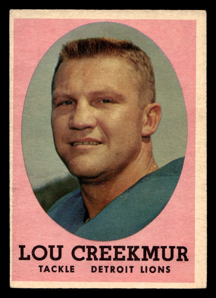 1958 Topps #81 Lou Creekmur Excellent  ID: 436506