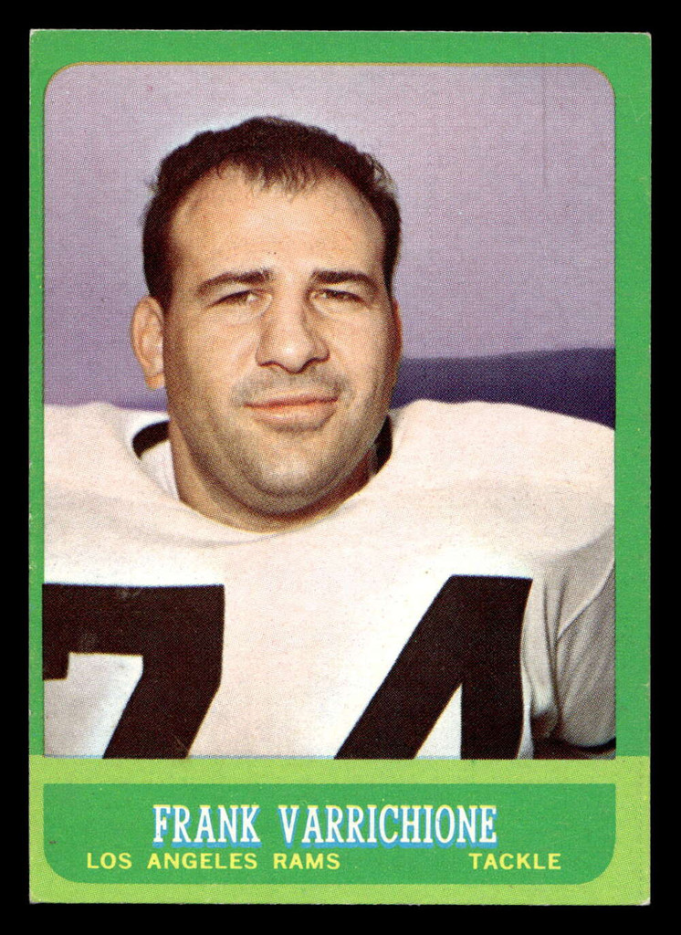 1963 Topps #42 Frank Varrichione Excellent  ID: 436536