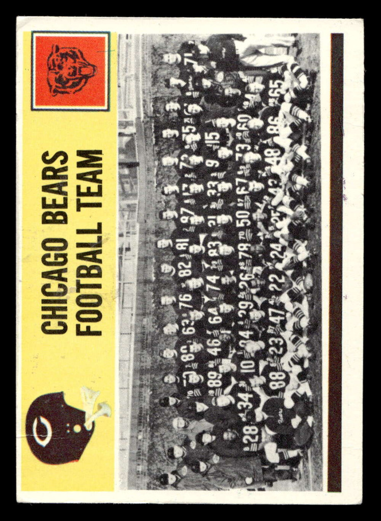1964 Philadelphia #27 Bears Team Very Good  ID: 436675