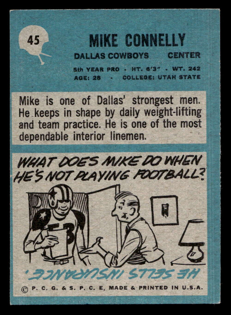 1964 Philadelphia #45 Mike Connelly Ex-Mint  ID: 436706