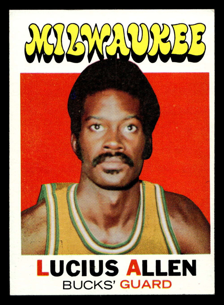 1971-72 Topps #27 Lucius Allen Ex-Mint  ID: 436947