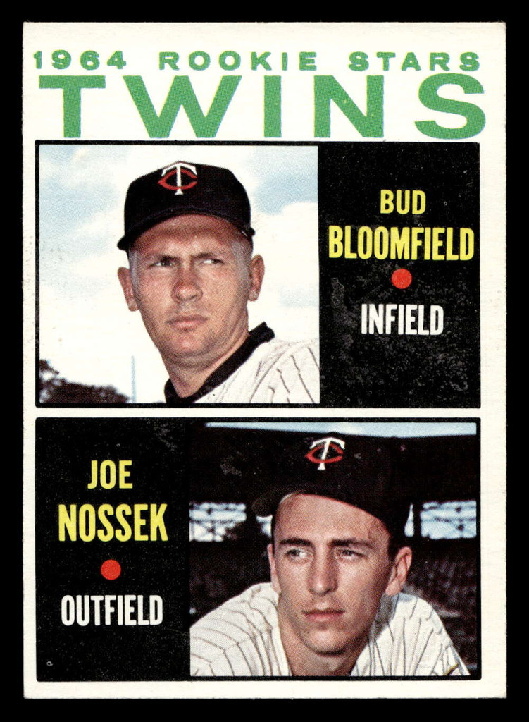 1964 Topps #532 Bud Bloomfield/Joe Nossek Twins Rookies Ex-Mint RC Rookie  ID: 437201