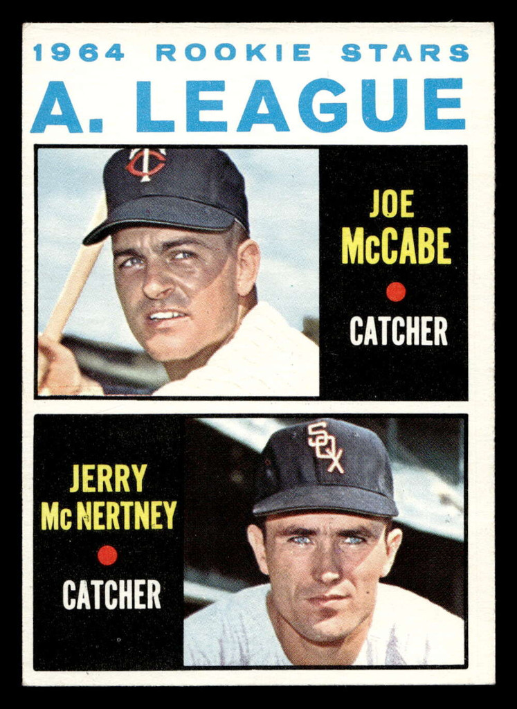 1964 Topps #564 Joe McCabe/Jerry McNertney American League Rookies Ex-Mint RC Rookie  ID: 437227