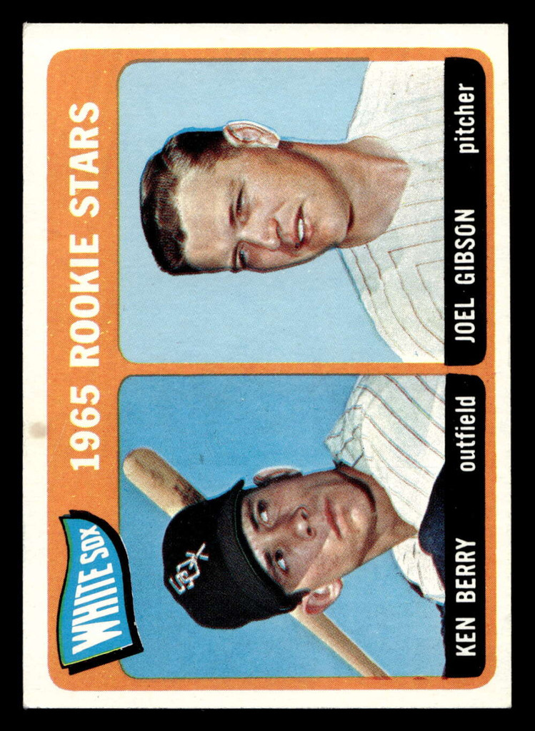 1965 Topps #368 Ken Berry/Joel Gibson White Sox Rookies Excellent+ RC Rookie  ID: 437381