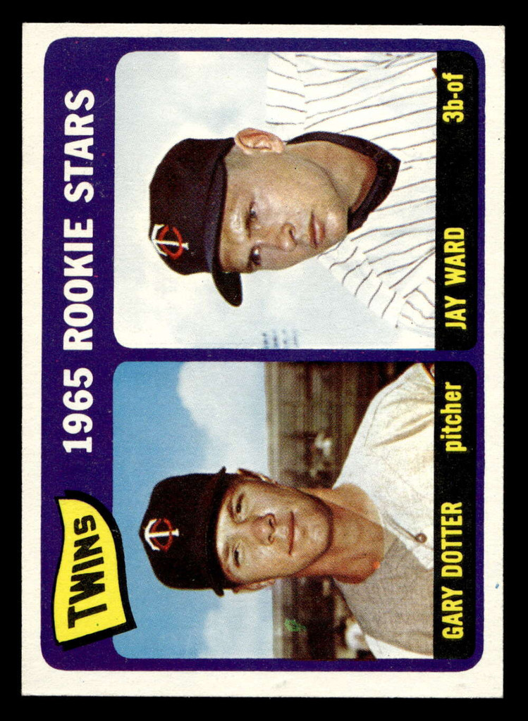 1965 Topps #421 Gary Dotter/Jay Ward Twins Rookies Near Mint RC Rookie  ID: 437437