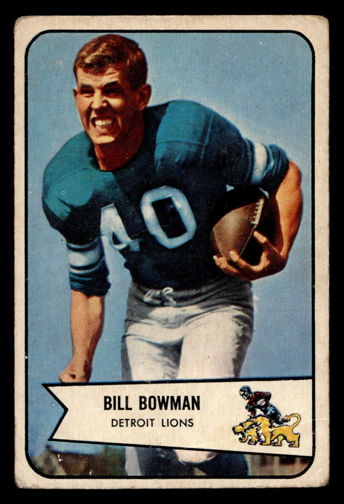 1954 Bowman #17 Bill Bowman Good  ID: 437472