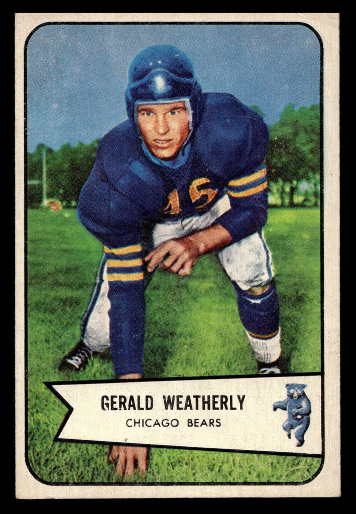 1954 Bowman #47 Gerald Weatherly Very Good  ID: 437489