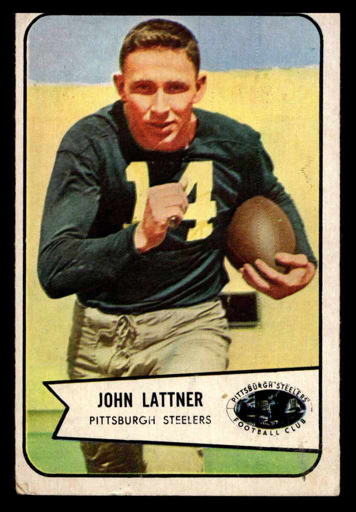 1954 Bowman #128 Johnny Lattner Good RC Rookie  ID: 437534