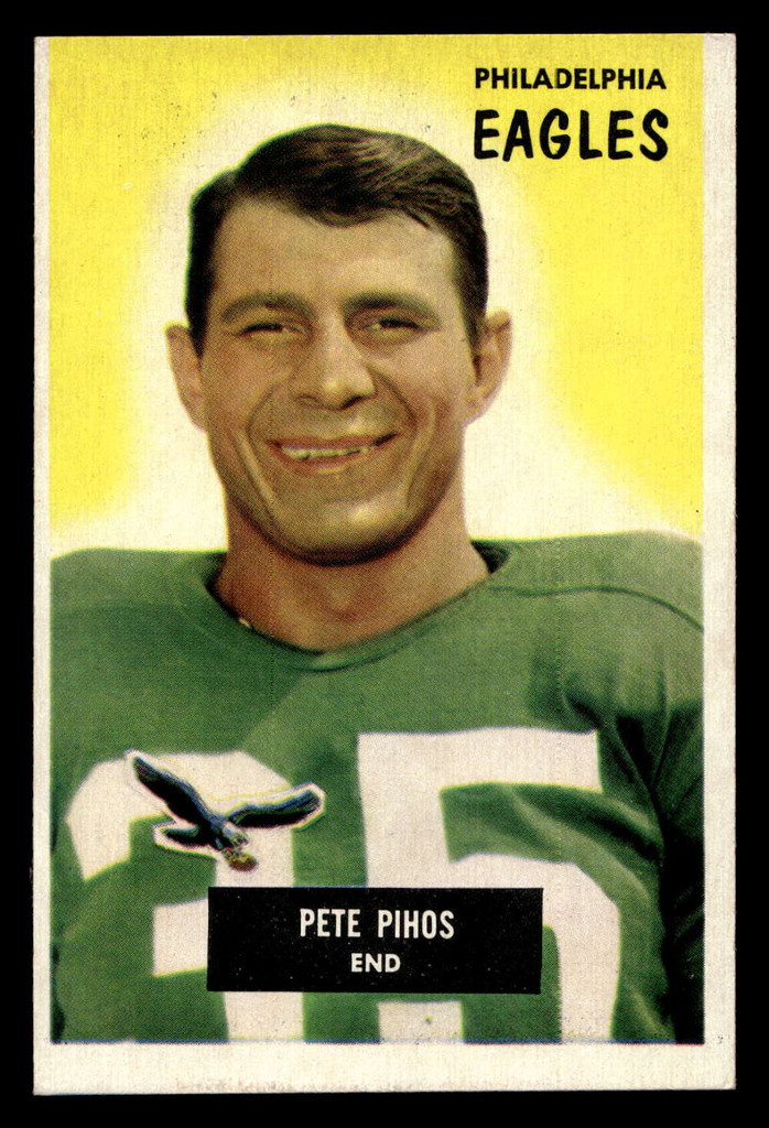 1955 Bowman #10 Pete Pihos Excellent miscut  ID: 437550