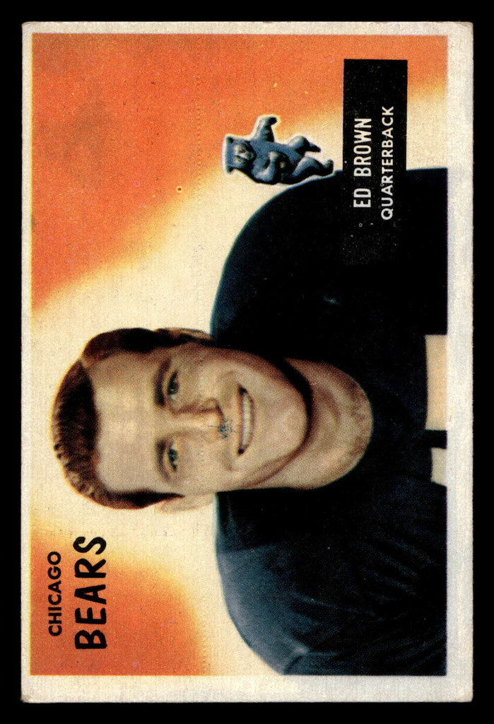 1955 Bowman #53 Ed Brown Excellent RC Rookie  ID: 437601