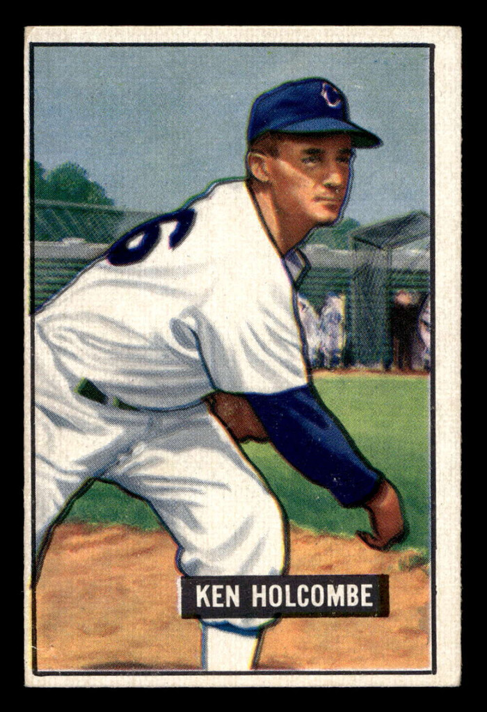 1951 Bowman #267 Ken Holcombe Excellent RC Rookie High # 